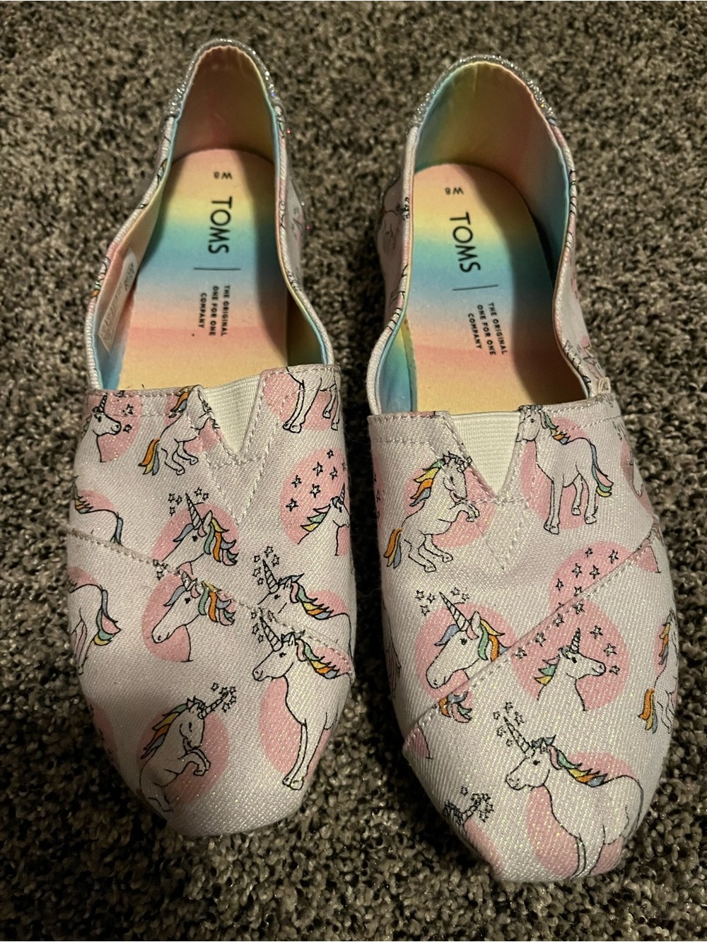 Toms unicorn shoes. #7